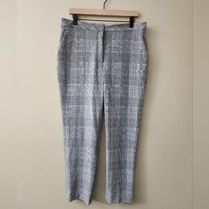 H&M Black and White Checkered Pants